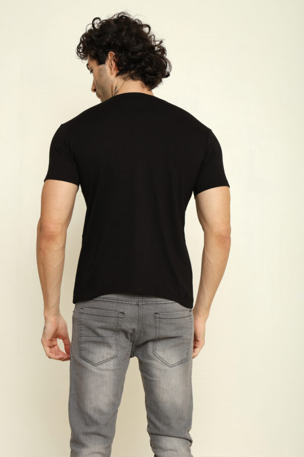 Absqura Solid Men Black T-Shirt