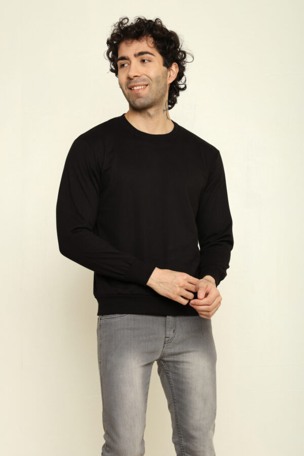 Absqura Solid Sweatshirt Black