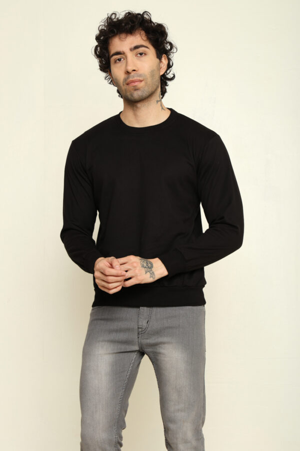 Absqura Solid Sweatshirt Black
