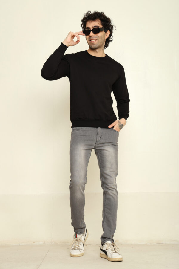 Absqura Solid Sweatshirt Black