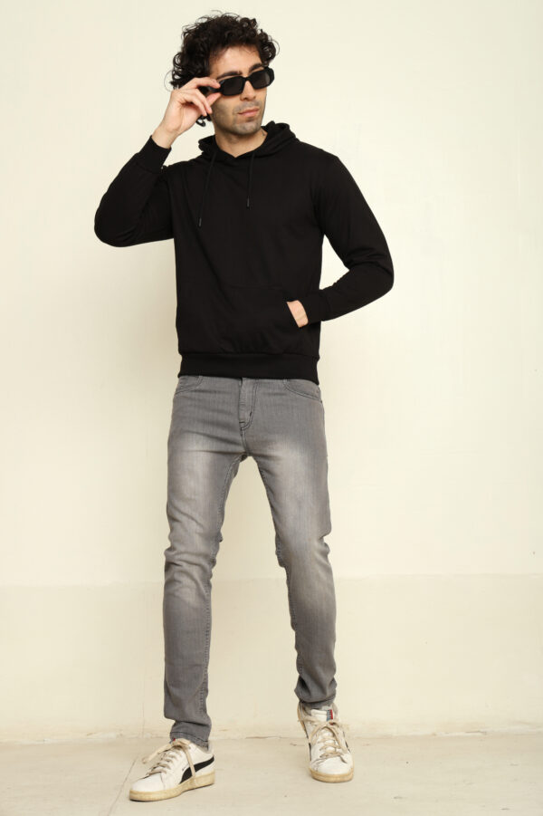 Absqura Hooded Black Sweatshirt
