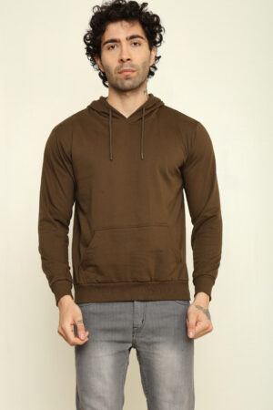 Absqura Hooded Olive Green Sweatshirt