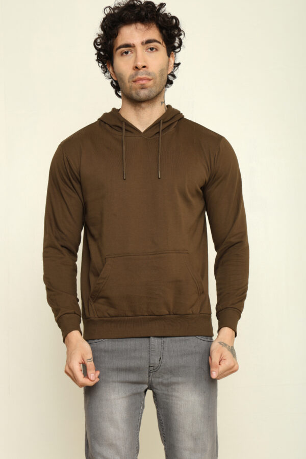 Absqura Hooded Olive Green Sweatshirt