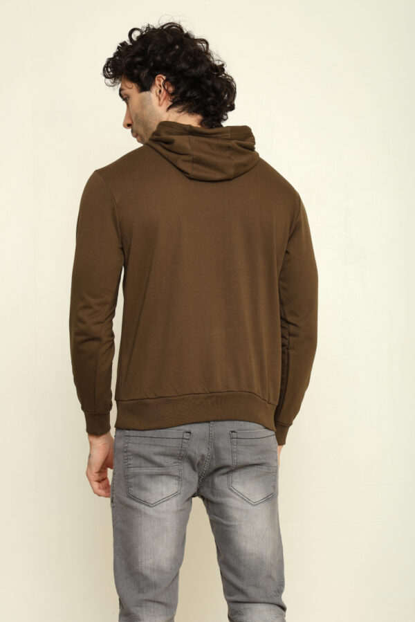 Absqura Hooded Olive Green Sweatshirt