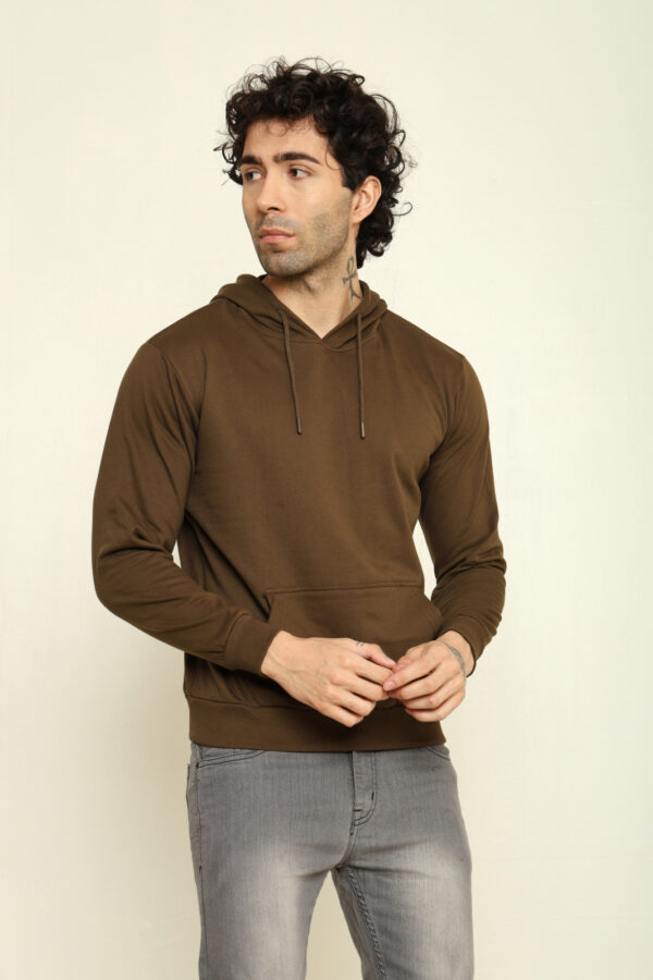 Absqura Hooded Olive Green Sweatshirt