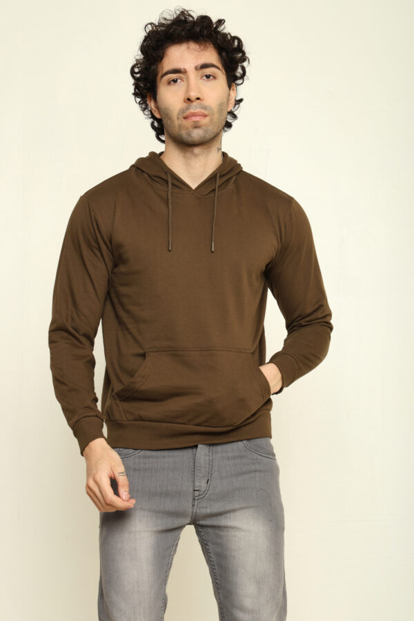 Absqura Hooded Olive Green Sweatshirt