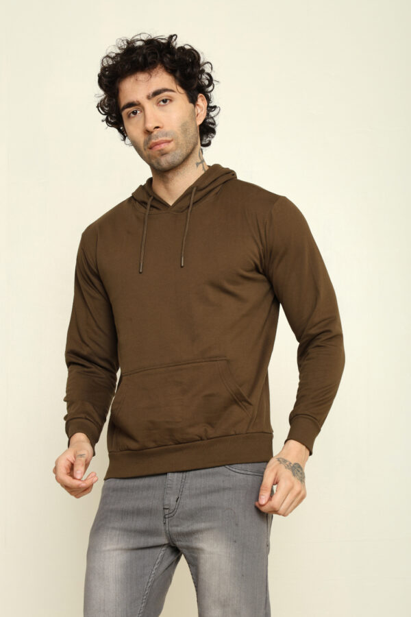 Absqura Hooded Olive Green Sweatshirt