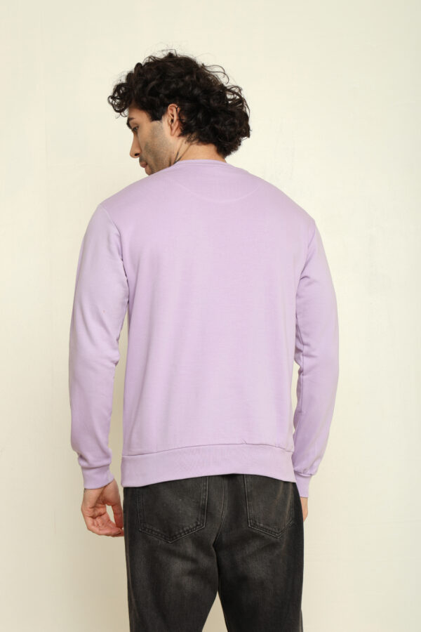 Absqura Solid Sweatshirt Lavender
