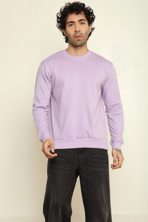 Absqura Solid Sweatshirt Lavender