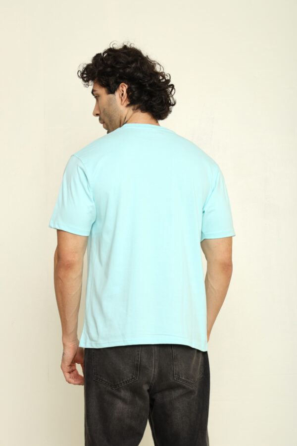 Absqura Solid Oversized Mint T-Shirt