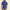 Absqura Solid Oversized Royal Blue T-Shirt