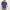 Absqura Solid Oversized Royal Blue T-Shirt