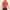 Absqura Solid Oversized Coral T-Shirt