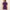 Absqura Solid Women Purple T-Shirt