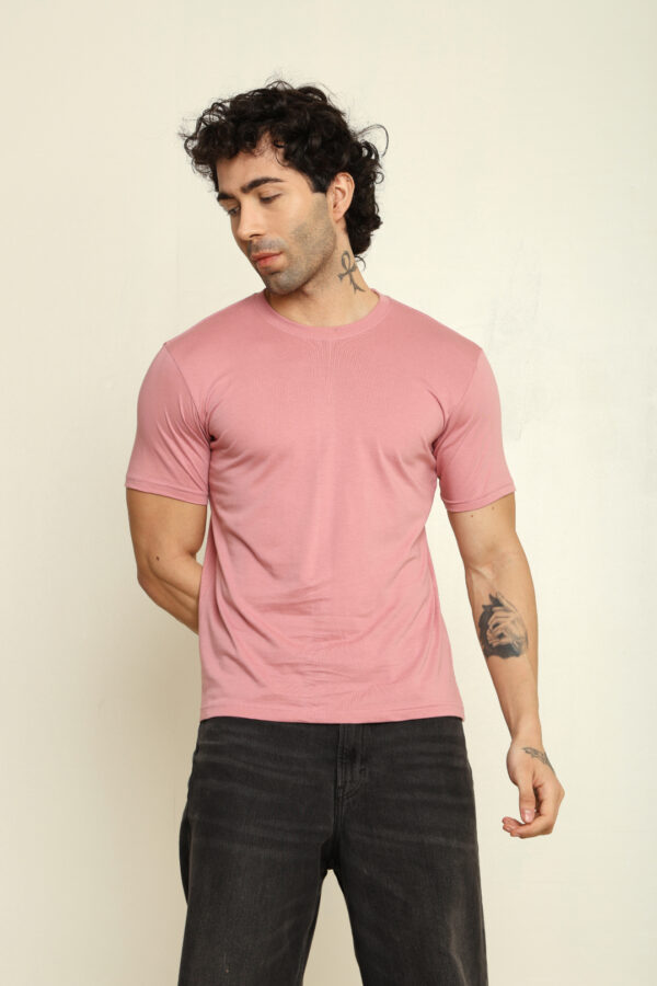 Absqura Solid Men Flamingo T-Shirt