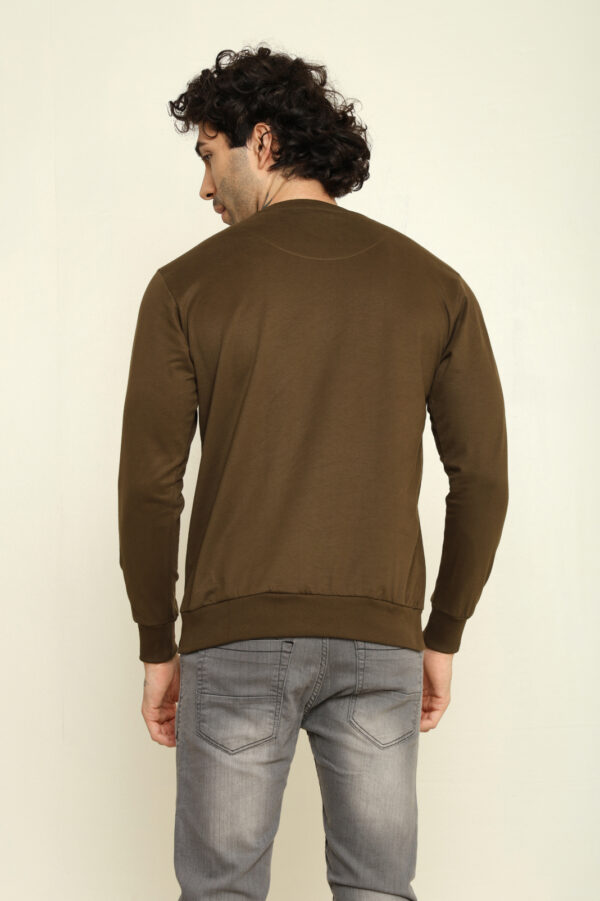 Absqura Solid Sweatshirt Olive Green