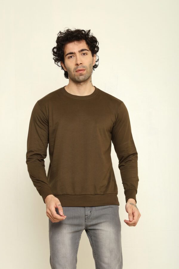 Absqura Solid Sweatshirt Olive Green